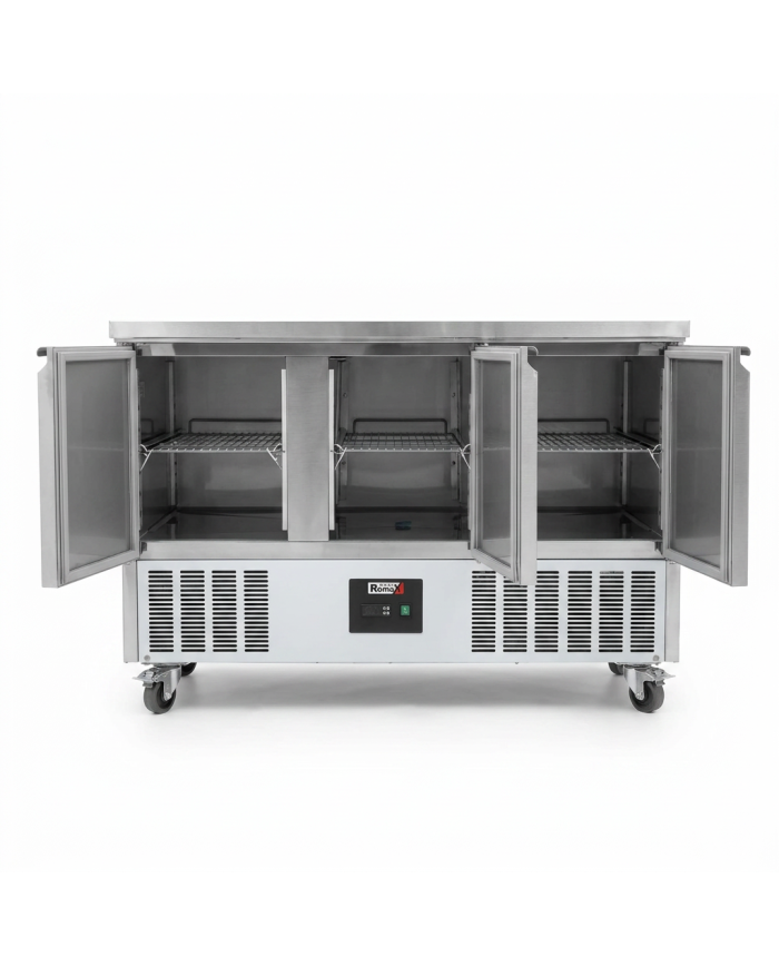 Mesa Fría Refrigerada Estática Clase A 3 Puertas Romux ROMUX | Hostel
