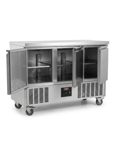 Mesa Fría Refrigerada Estática Clase A 3 Puertas Romux ROMUX | Hostel