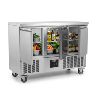 Mesa Fría Refrigerada Estática Clase A 3 Puertas Romux ROMUX | Hostel