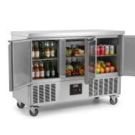 Mesa Fría Refrigerada Estática Clase A 3 Puertas Romux ROMUX | Hostel