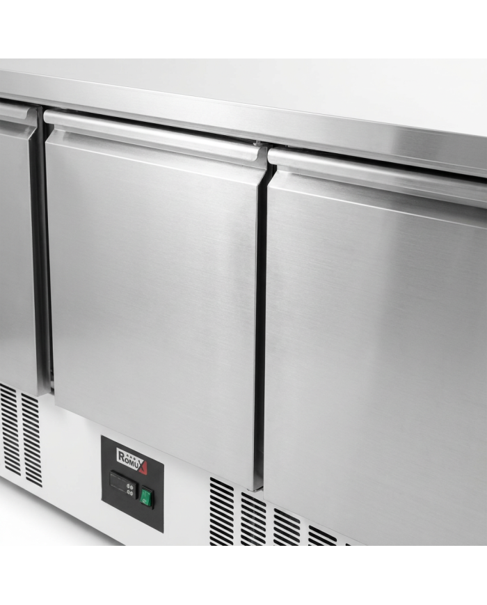Mesa Fría Refrigerada Estática Clase A 3 Puertas Romux ROMUX | Hostel