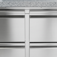 Mesa Pizzera Refrigerada 1 Puerta Y 4 Cajones Marmol Romux ROMUX | Ho