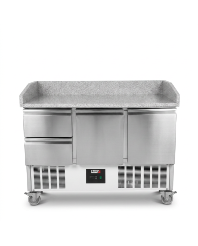 Mesa Pizzera Refrigerada 2 Puertas Y 2 Cajones Marmol Romux ROMUX | H