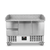 Mesa Pizzera Refrigerada 2 Puertas Y 2 Cajones Marmol Romux ROMUX | H