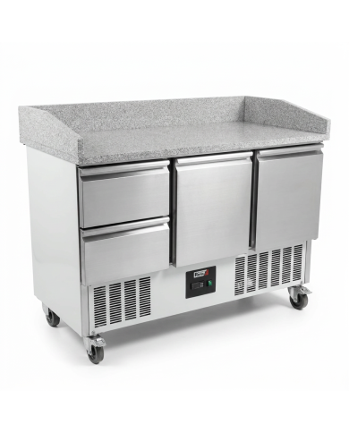 Mesa Pizzera Refrigerada 2 Puertas Y 2 Cajones Marmol Romux ROMUX | H