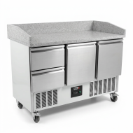 Mesa Pizzera Refrigerada 2 Puertas Y 2 Cajones Marmol Romux ROMUX | H