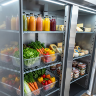 Armario de refrigerado 1200L 2 puertas ROMUX ventilado aire forzado
