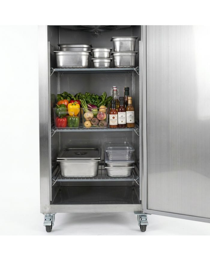 Armario refrigerado 600L 1 puerta ROMUX ventilado aire forzado