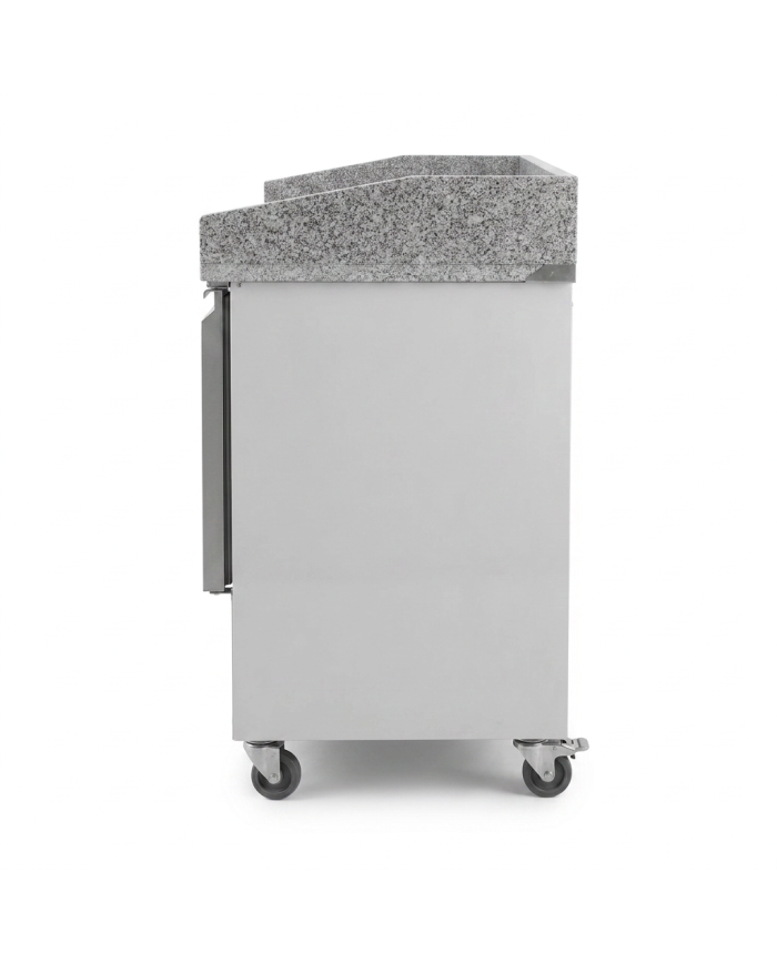 Mesa Pizzera Refrigerada 2 Puertas Y 2 Cajones Marmol Cleiton CLEITON