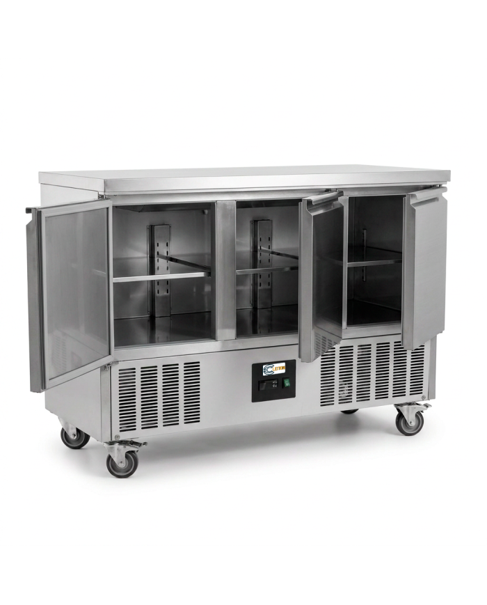 Mesa Fría Refrigerada Estática Clase A 3 Puertas Cleiton CLEITON | Ho