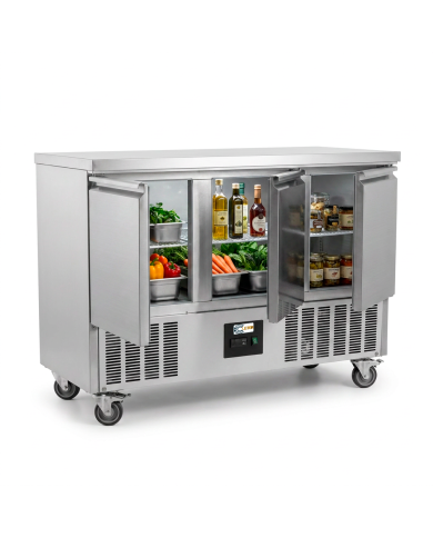 Mesa Fría Refrigerada Estática Clase A 3 Puertas Cleiton CLEITON | Ho