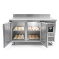 Bajo Mostrador Pastelero Refrigerado Acero Inoxidable 282 Litros 2 Pue