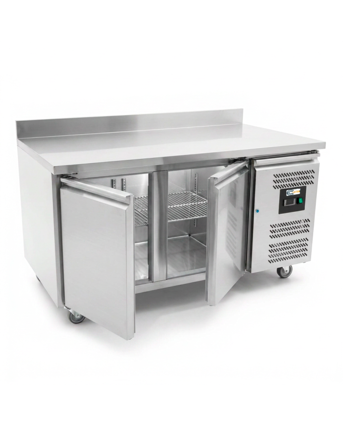 Bajo Mostrador Pastelero Refrigerado Acero Inoxidable 282 Litros 2 Pue