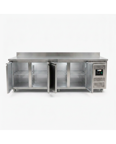 Bajo Mostrador Refrigerado 4 Puertas 223x70 Ventilado Cleiton