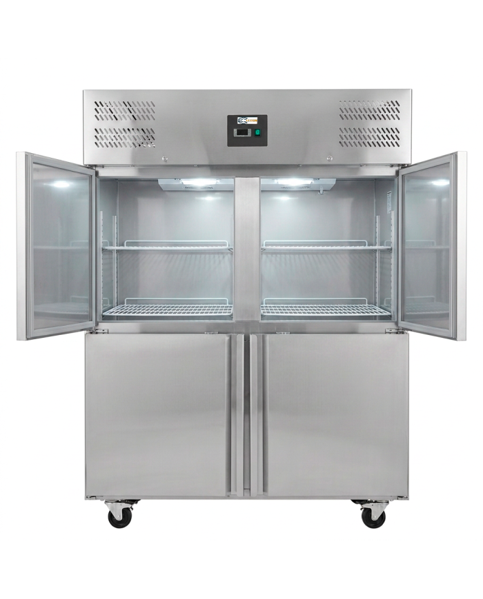 Armario refrigerado 1200L 4 puertas CLEITON ventilado aire forzado