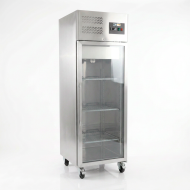 Armario refrigerado 600L 1 puerta cristal CLEITON ventilado aire forzado