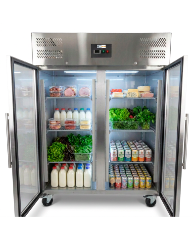 Armario de refrigerado 1300L 2 puertas CLEITON ventilado aire forzado