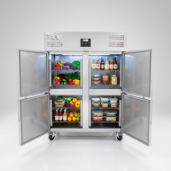 Armario refrigerado 1300L 4 puertas CLEITON ventilado aire forzado