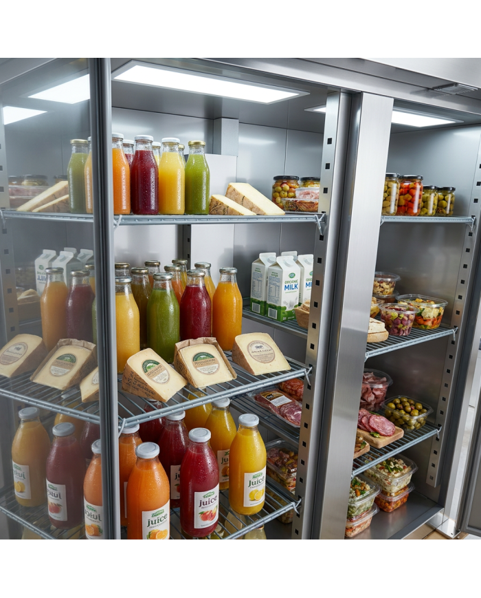 Armario de refrigerado 1300L 2 puertas CLEITON ventilado aire forzado