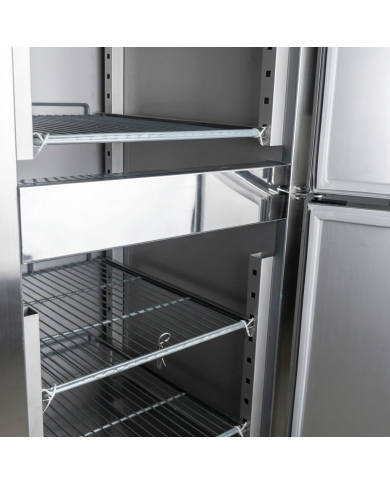 Armario refrigerado 650L 2 puertas CLEITON ventilado aire forzado