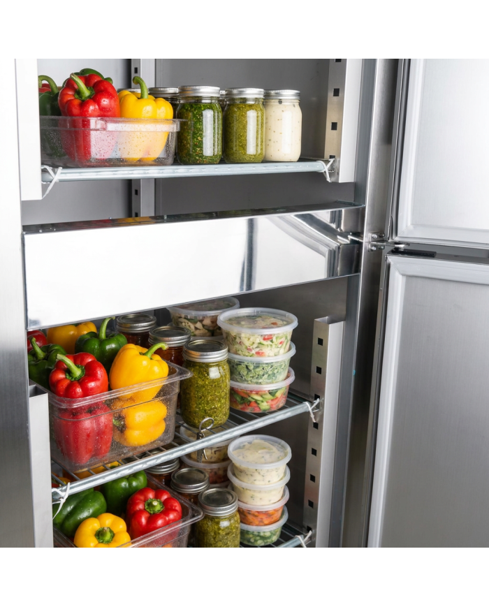 Armario refrigerado 650L 2 puertas CLEITON ventilado aire forzado