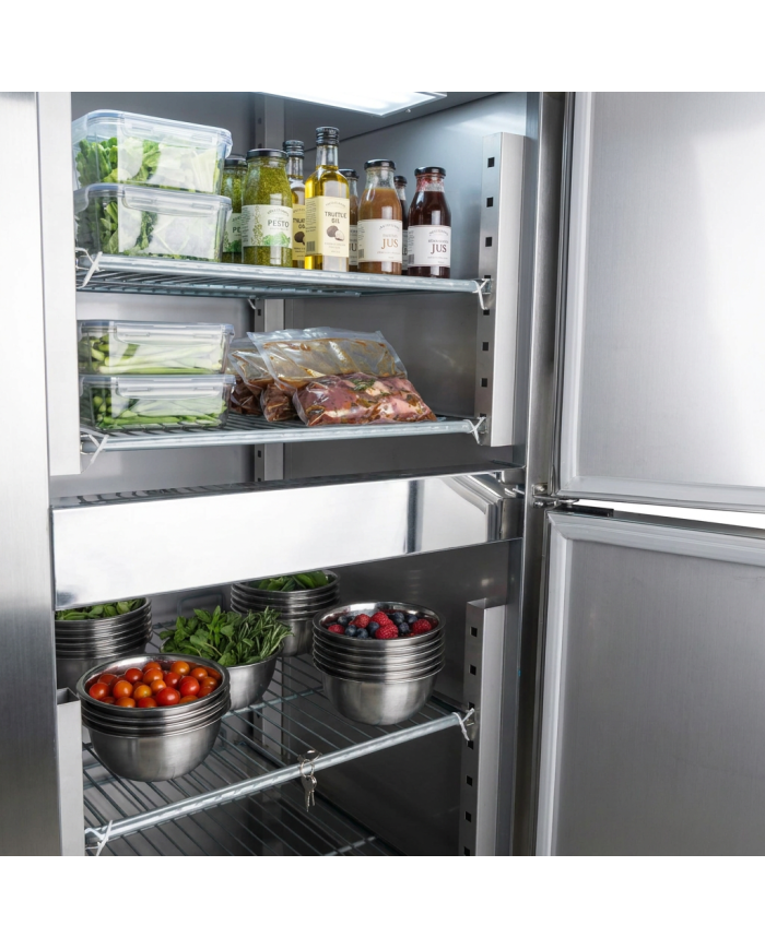 Armario refrigerado 650L 2 puertas CLEITON ventilado aire forzado