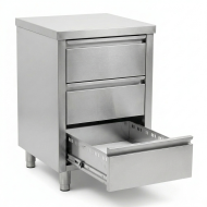 Estantería de pie de acero inoxidable con 4 estantes 1400x500x1800 mm para hostelería | CLEITON