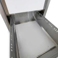 Estantería de pie de acero inoxidable con 4 estantes 1400x500x1800 mm para hostelería | CLEITON
