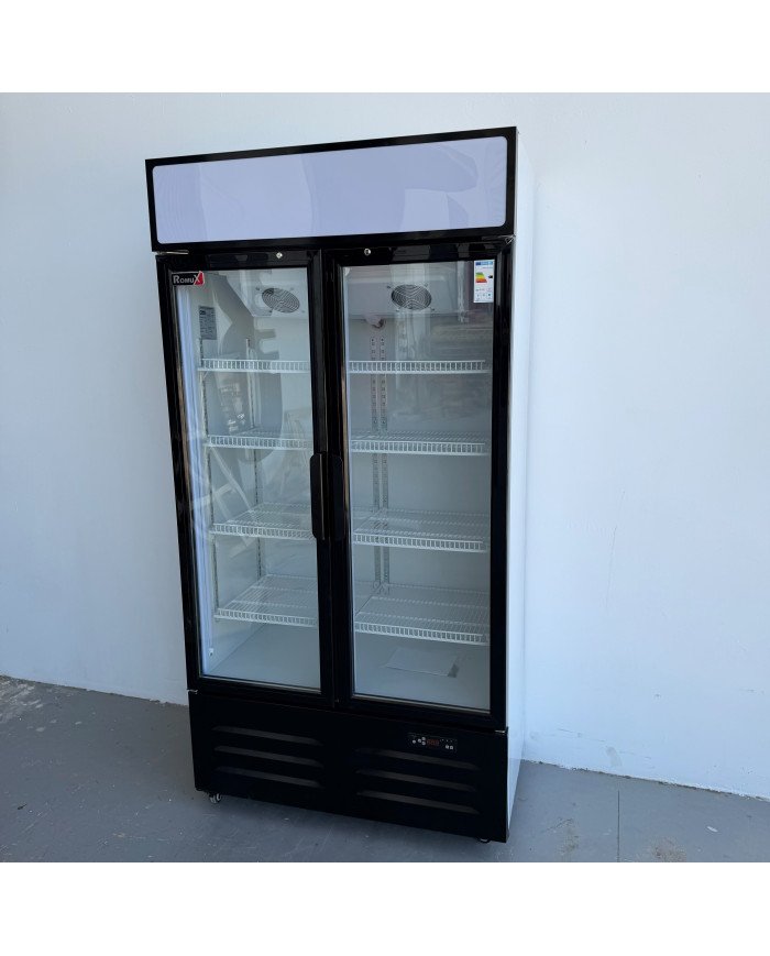 Armario Expositor Refrigerado 600L Ventilado Romux | Equipamiento Industrial
