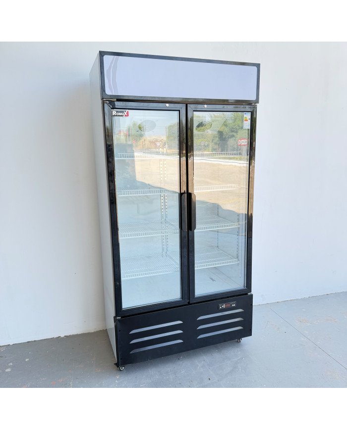 Armario Expositor Refrigerado 600L Ventilado Romux | Equipamiento Industrial
