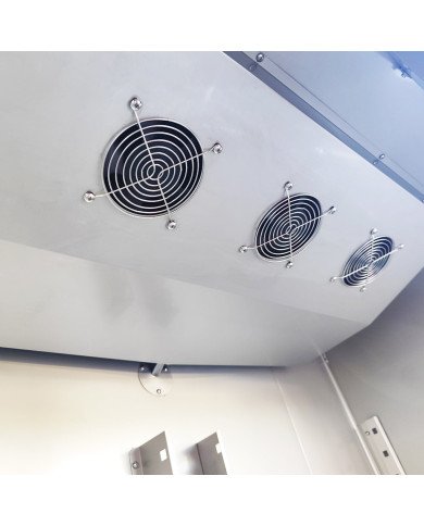 Armario de Congelacion Acero Inoxidable 1200 Litros 2 Puertas Medias 134 cm Ventilado
