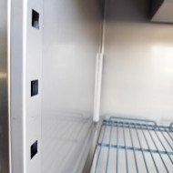 Armario de Congelacion Acero Inoxidable 1200 Litros 2 Puertas Medias 134 cm Ventilado
