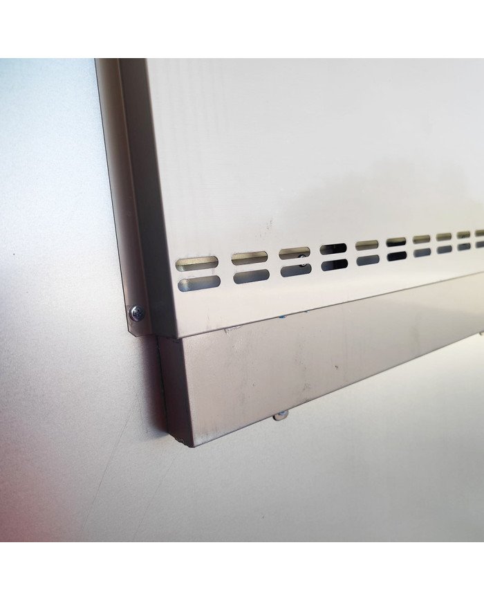 Armario Expositor Refrigerado Acero Inoxidable 1200 Litros 2 Puertas de Cristal 134 cm Ventilado