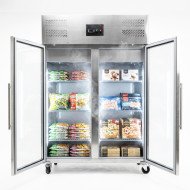 Armario de congelacion 1200 2 puertas ROMUX ventilado aire forzado