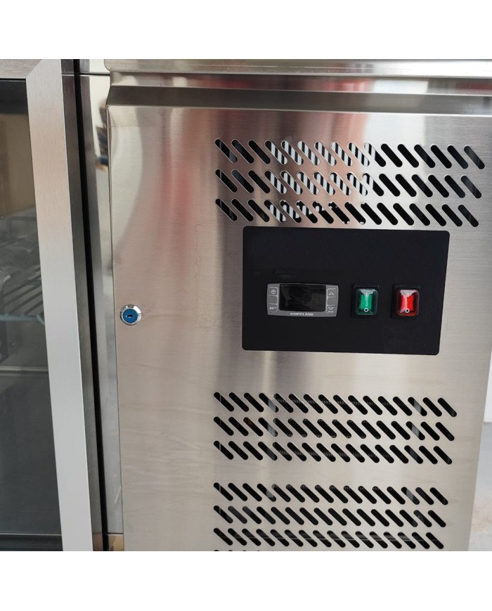 Bajo Mostrador Refrigerado 4 Puertas cristal 223x70 Ventilado Romux