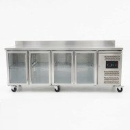 Bajo Mostrador Refrigerado 4 Puertas cristal 223x70 Ventilado Cleiton