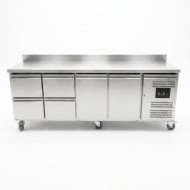 Bajo Mostrador 2 Puertas 4 Cajones de 223x70 cm Ventilado Romux