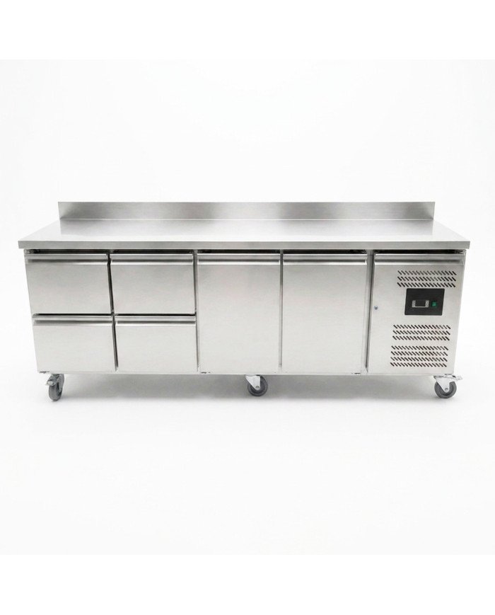 Bajo Mostrador 2 Puertas 4 Cajones de 223x70 cm Ventilado Cleiton