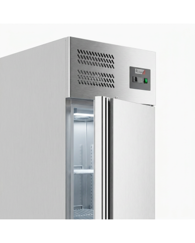 Armario Refrigerado Acero Inoxidable 430 Litros 2 Puertas Medias 68 cm Ventilado ®Romux