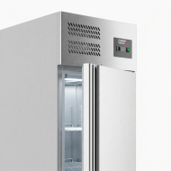 Armario Refrigerado Acero Inoxidable 430 Litros 2 Puertas Medias 68 cm Ventilado ®Romux
