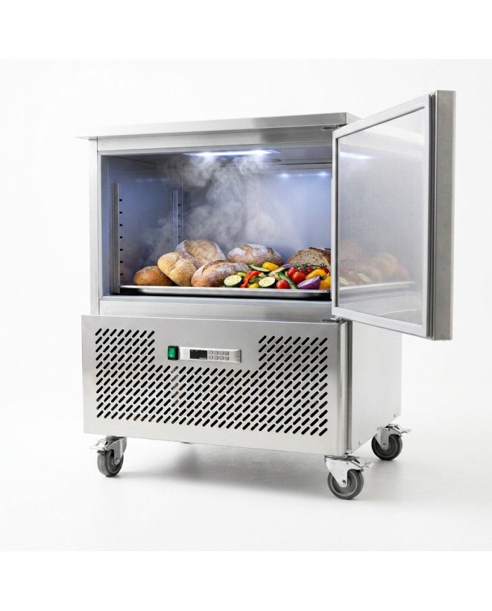 Abatidor de Temperatura 5 Bandejas Acero Inoxidable Ventilado Romux | Hostelería Profesional