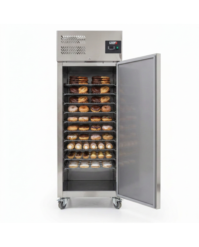 Armario Expositor de Congelacion Pastelero 740 Litros 1 Puerta de Cristal 74 cm Ventilado ®Romux