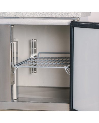 Mesa de Preparación Fría 136 cm 3 puertas ROMUX | Hostelería