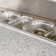 Mesa de Preparación Fría 136 cm 3 puertas ROMUX | Hostelería