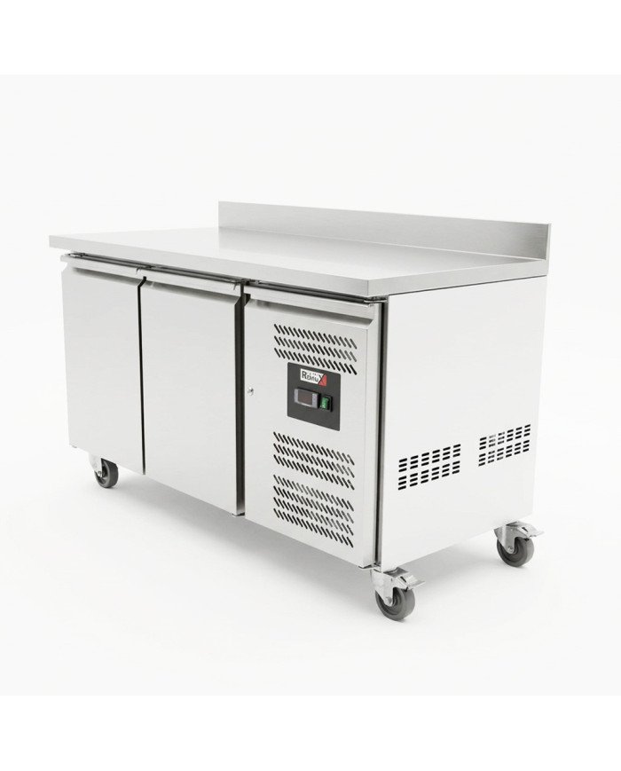 Bajo Mostrador Refrigerado 2 Puertas 136x70 Ventilado Romux