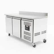 Bajo Mostrador Refrigerado 2 Puertas 136x70 Ventilado Romux