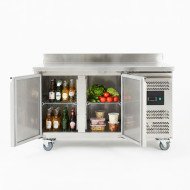 Bajo Mostrador Refrigerado 2 Puertas 136x70 Ventilado Romux