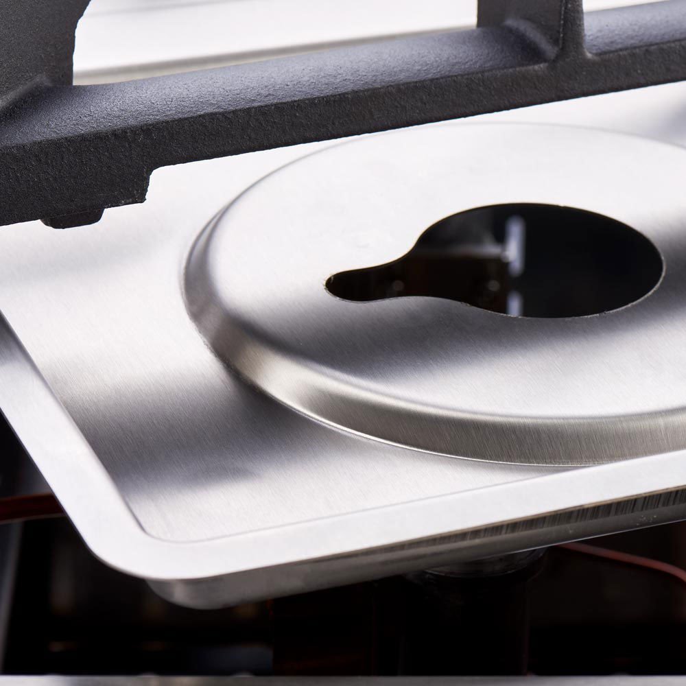 Cocina 4 Fuegos Gas Natural Estático Stalgast | Equipamiento Profesional