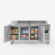 Bajo Mostrador de Congelacion 3 Puertas 180x70 Ventilado Romux