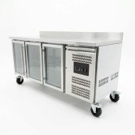 Bajo Mostrador Refrigerado 3 Puertas cristal 179x70 Ventilado Cleiton